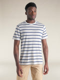 T-shirt rayé Wave Stripe en mélange de mérinos Men's  - 1
