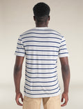 T-shirt rayé Wave Stripe en mélange de mérinos Men's  - 2