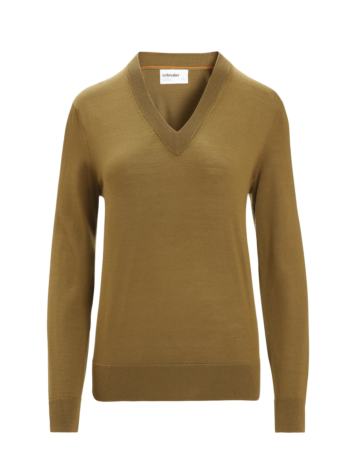 Women's Merino Wilcox Long Sleeve V Neck Sweater Algae - 6