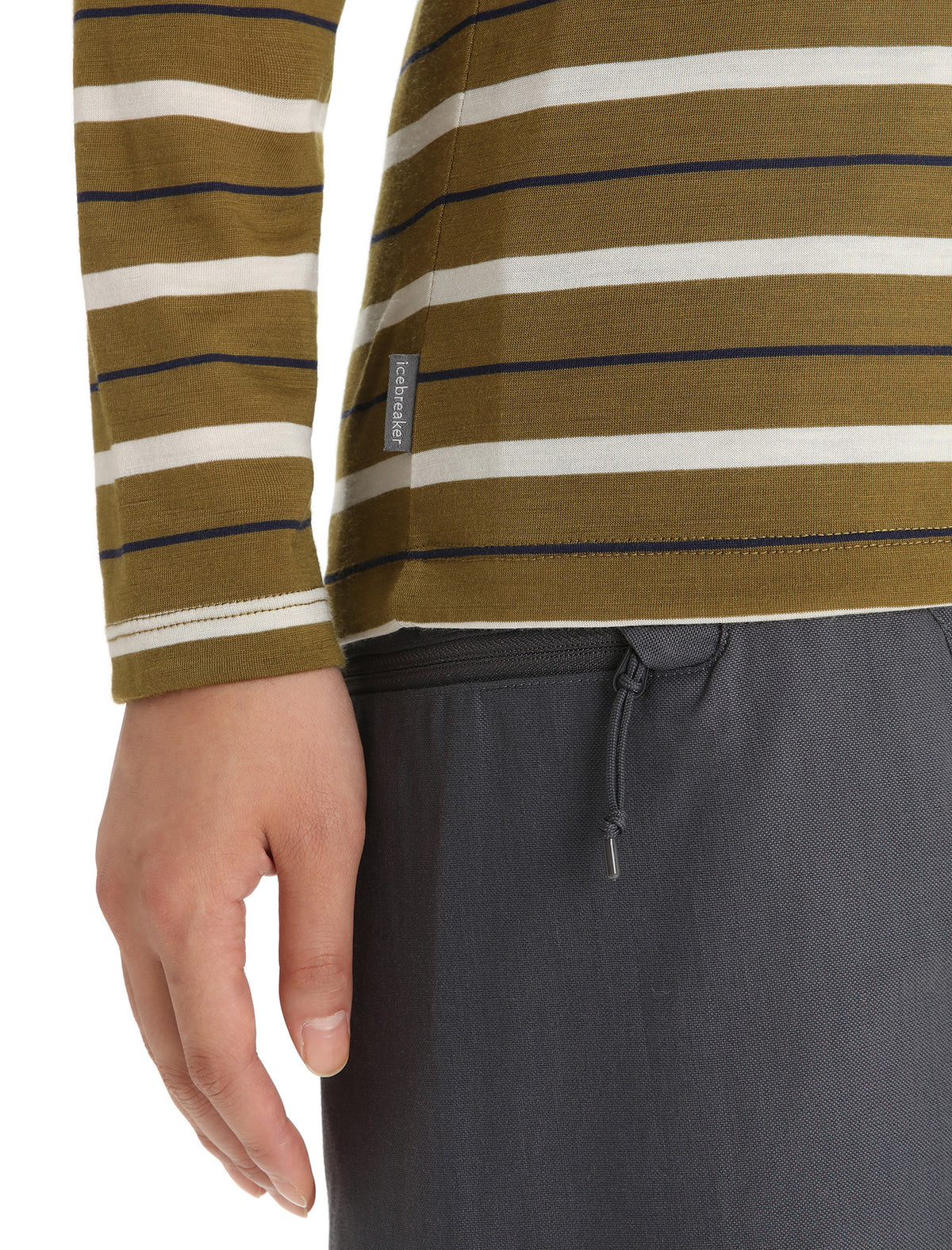 T-shirt manches longues mrinos Wave Stripe  - 5