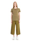 T-shirt in misto di lana merino Wave Stripe Donna  - 4