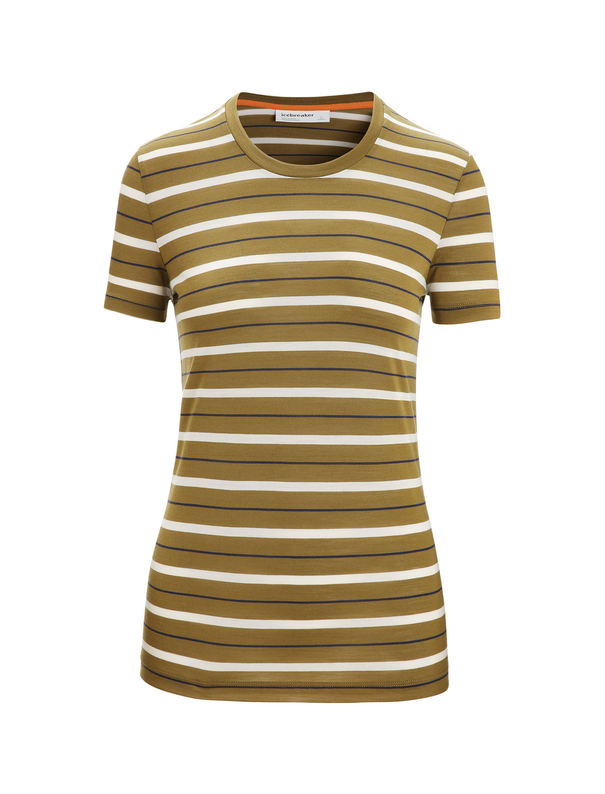 T-shirt in misto di lana merino Wave Stripe Donna  - 6
