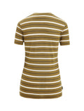 T-shirt in misto di lana merino Wave Stripe Donna  - 8