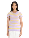 T-shirt rayé Wave Stripe en mélange de mérinos Women's  - 1