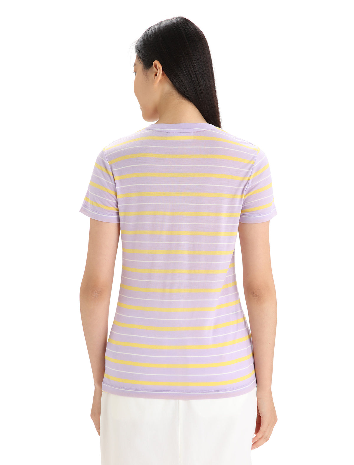 T-shirt rayé Wave Stripe en mélange de mérinos Women's  - 2