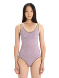 Women's Queens Tank Bodysuit Algae/Purple Haze - 1