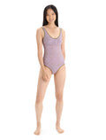 Women's Queens Tank Bodysuit Algae/Purple Haze - 3