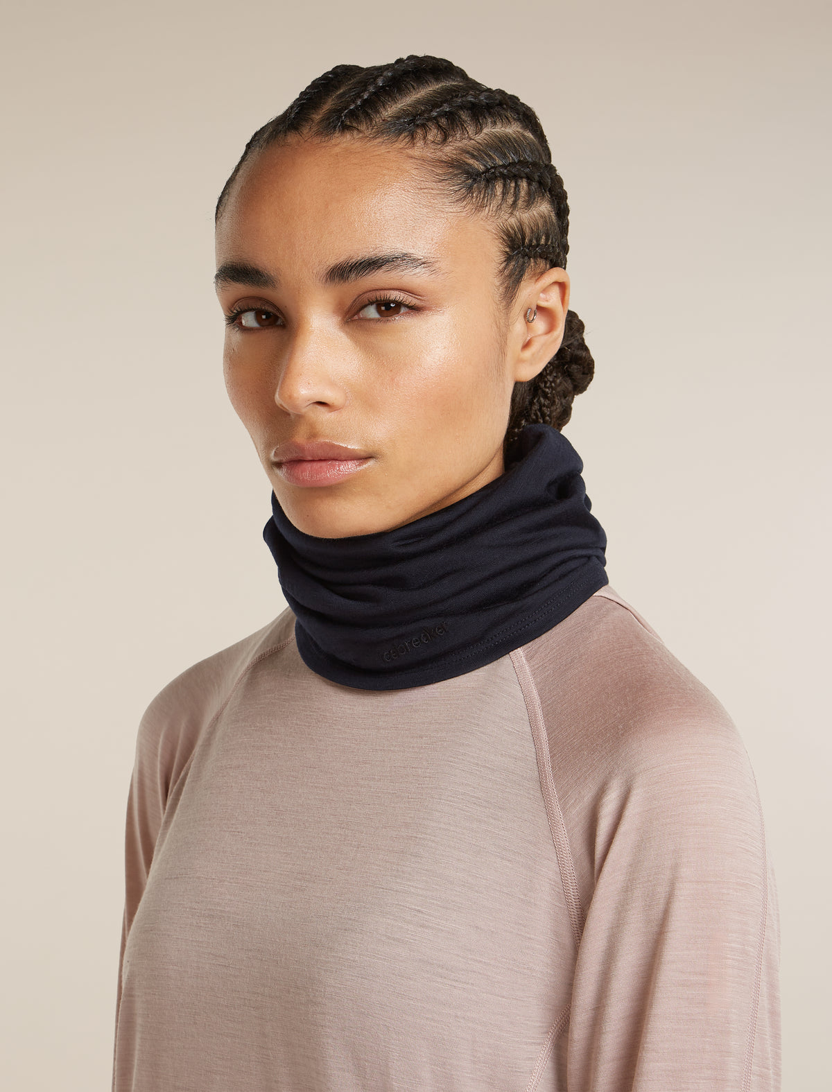 Braga para el cuello Cool-Lite™ Merino Blend Flexi Chute colección unisex Black - 1