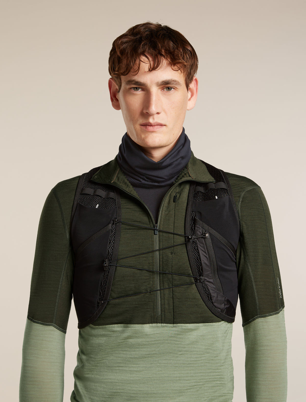 Braga para el cuello Cool-Lite™ Merino Blend Flexi Chute colección unisex Black - 5