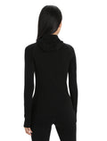 Women's ZoneKnit™ Merino Insulated Long Sleeve Thermal Hoodie Black - 12