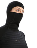 Women's ZoneKnit™ Merino Insulated Long Sleeve Thermal Hoodie Black - 5