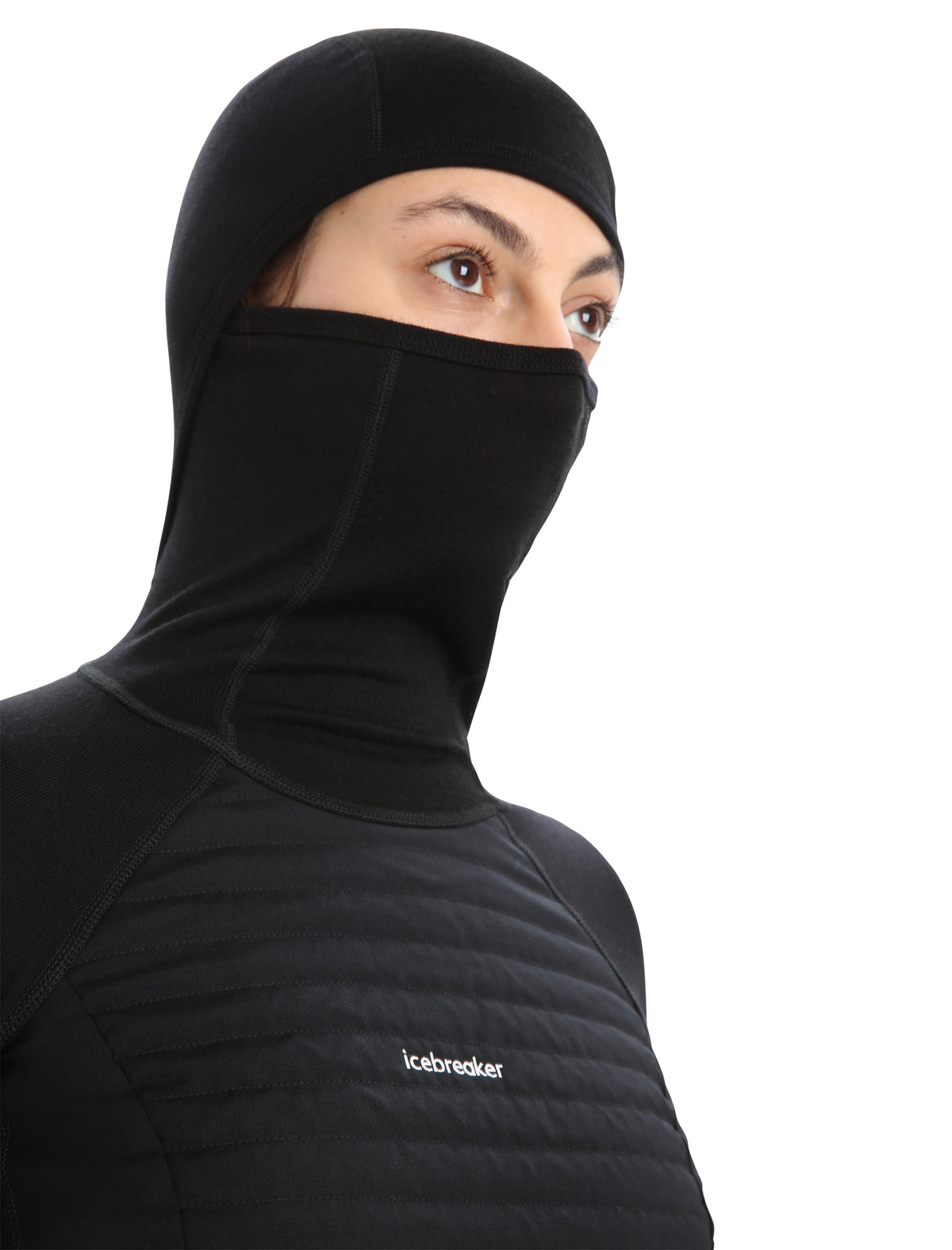 Women's ZoneKnit™ Merino Insulated Long Sleeve Thermal Hoodie Black - 4