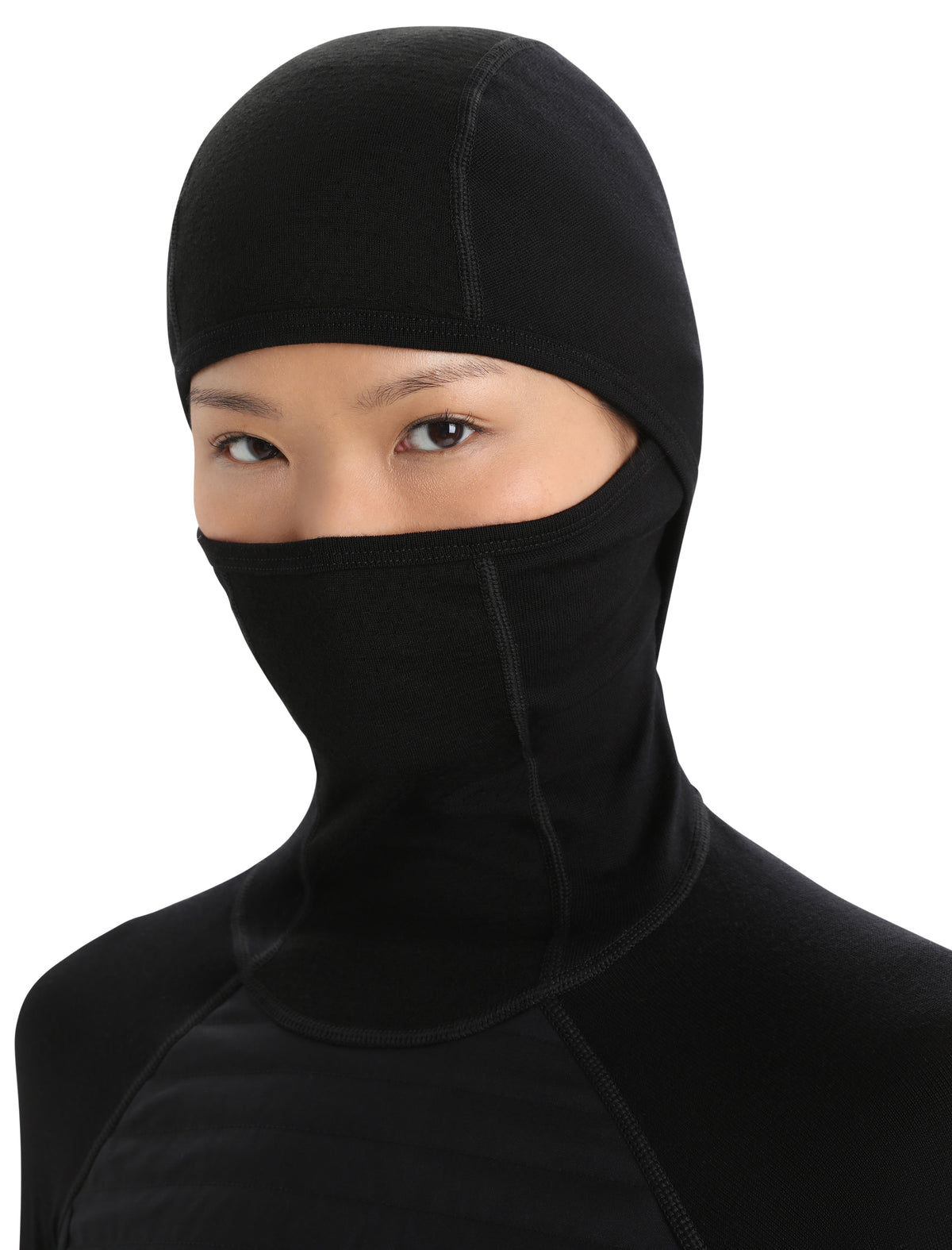 Women's ZoneKnit™ Merino Insulated Long Sleeve Thermal Hoodie Black - 7