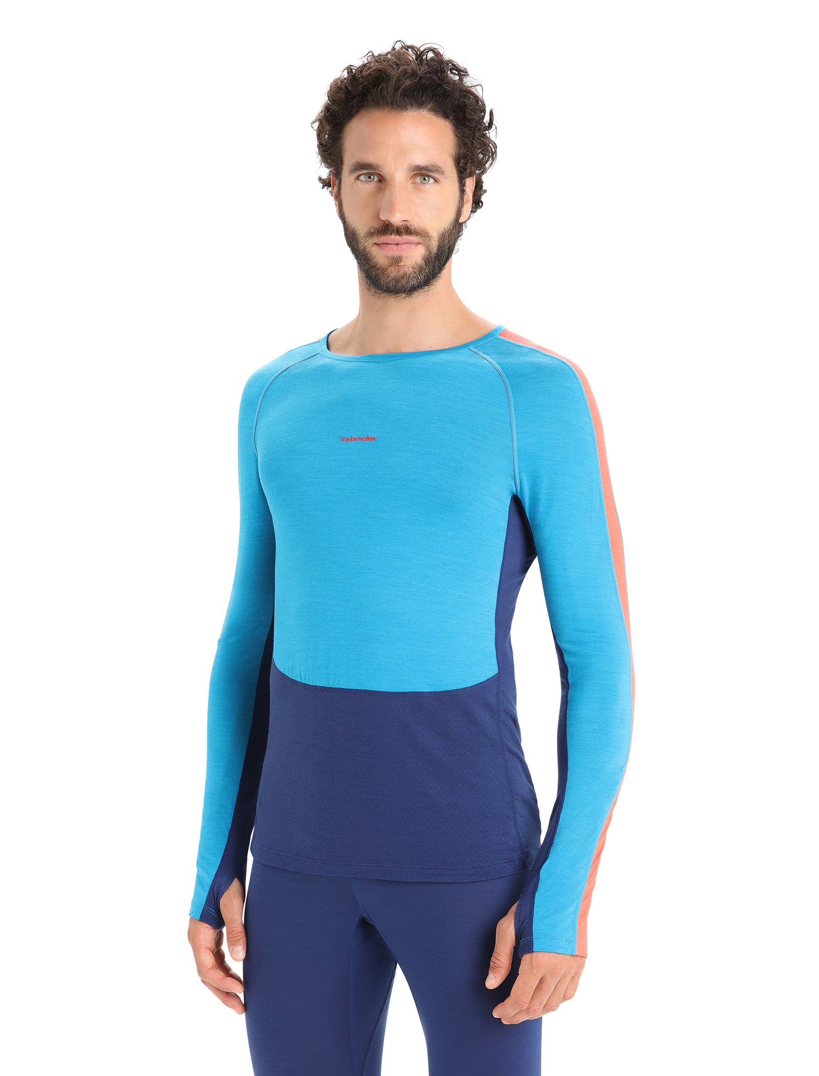 あび　Border Thermal Top Men's 125 ZoneKnit™ Long Sleeve Crew Thermal Top