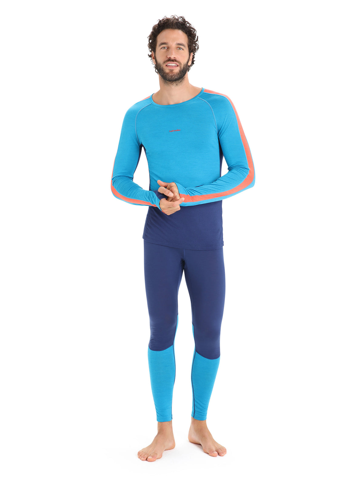 Heren 125 ZoneKnit™ thermische top met lange mouwen en ronde hals van merinowolmix  - 3