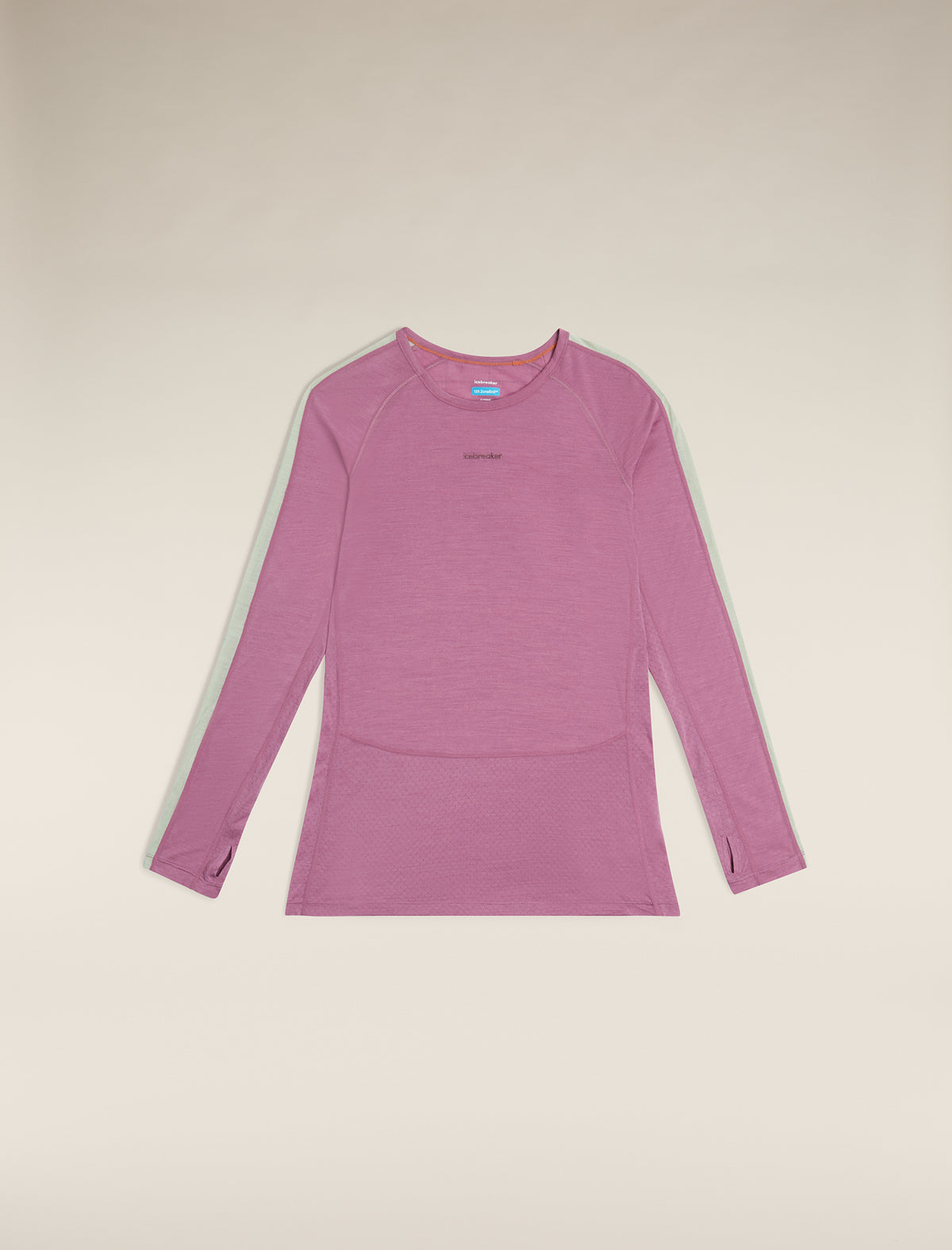 Women's 125 ZoneKnit™ Long Sleeve Crew Thermal Top Deco/Ashen - 2