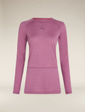 Women's 125 ZoneKnit™ Long Sleeve Crew Thermal Top Deco/Ashen - 9