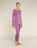 Women's 125 ZoneKnit™ Long Sleeve Crew Thermal Top Deco/Ashen - 4