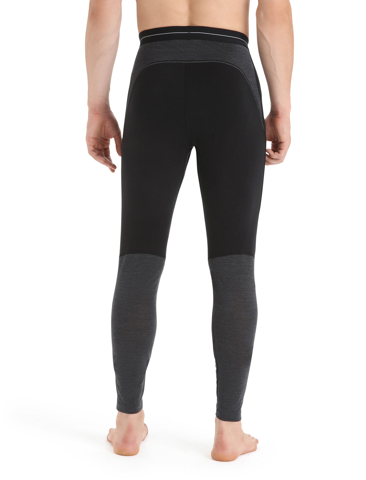 Men's Merino Blend 125 ZoneKnit™ Thermal Leggings Black/Jet Heather - 2