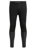 Men's Merino Blend 125 ZoneKnit™ Thermal Leggings Black/Jet Heather - 14