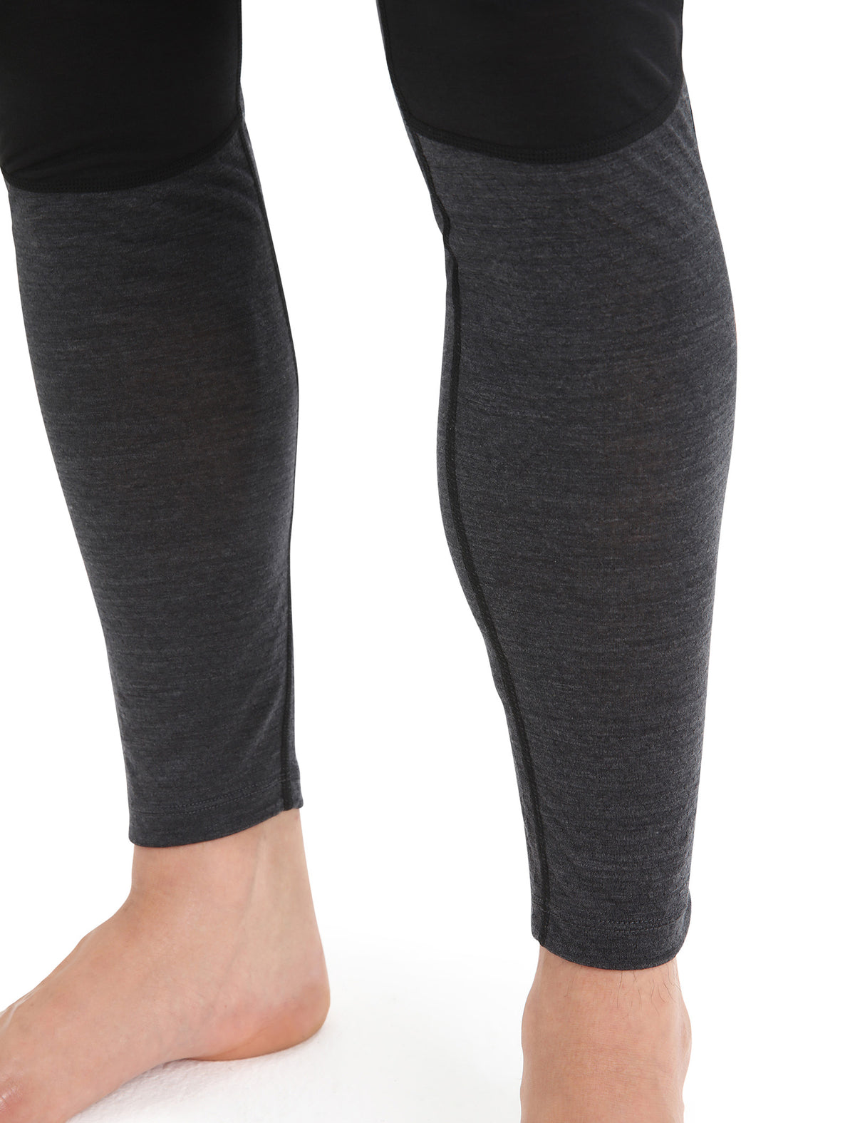Men's Merino Blend 125 ZoneKnit™ Thermal Leggings Black/Jet Heather - 6