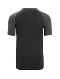 Men's 125 ZoneKnit™ Short Sleeve Crew Thermal Top Jet Heather/Black - 7