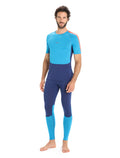 Men's 125 ZoneKnit™ Short Sleeve Crew Thermal Top Geo Blue/Royal Navy - 4
