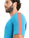 Men's 125 ZoneKnit™ Short Sleeve Crew Thermal Top Geo Blue/Royal Navy - 6
