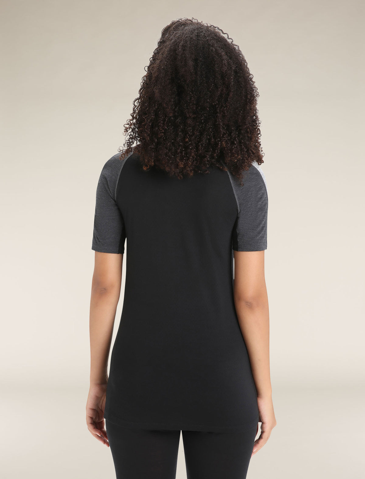 Maglia termica a girocollo con maniche corte in misto di lana merino 125 ZoneKnit™ Donna  - 2