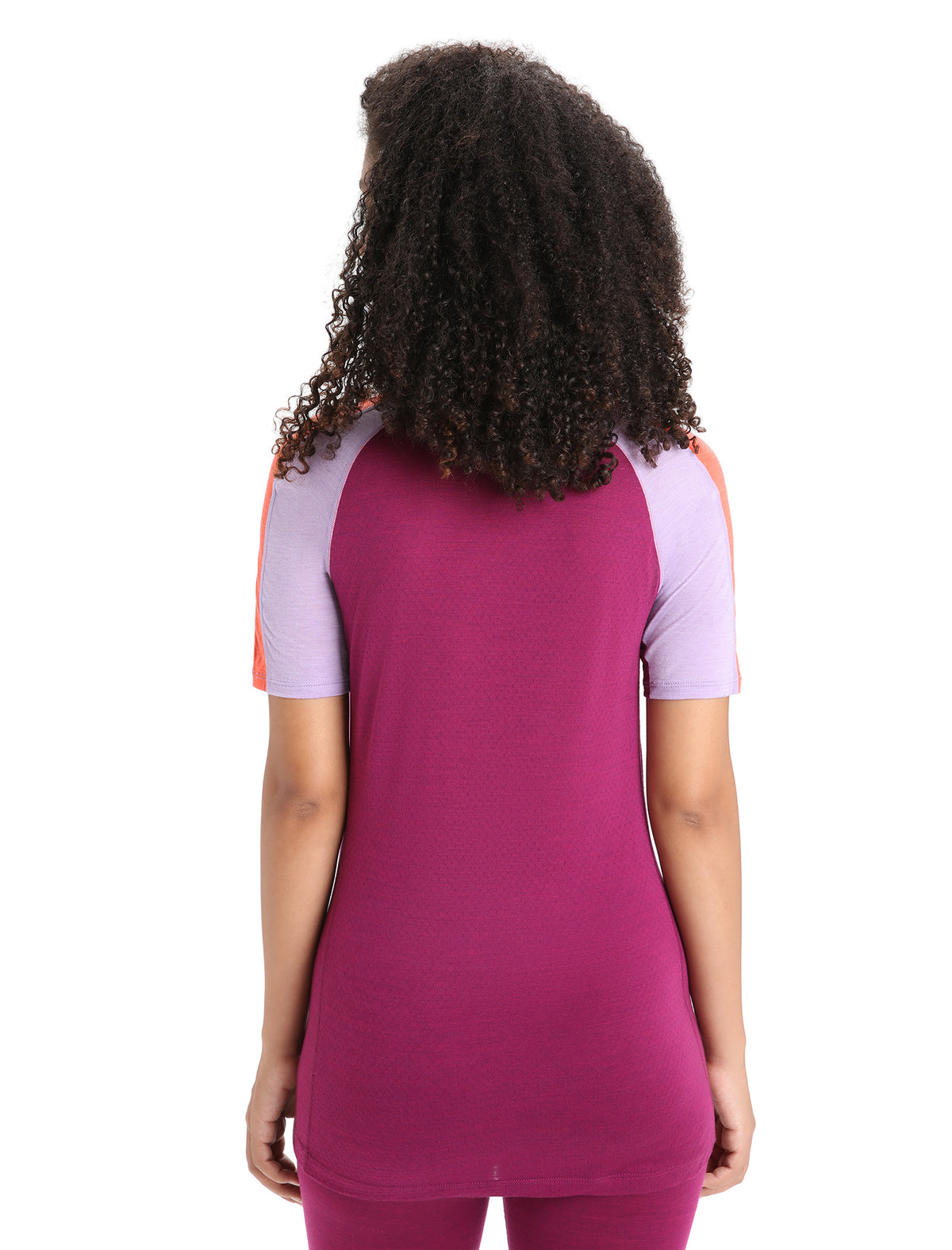 Maglia termica a girocollo con maniche corte in misto di lana merino 125 ZoneKnit™ Donna  - 2