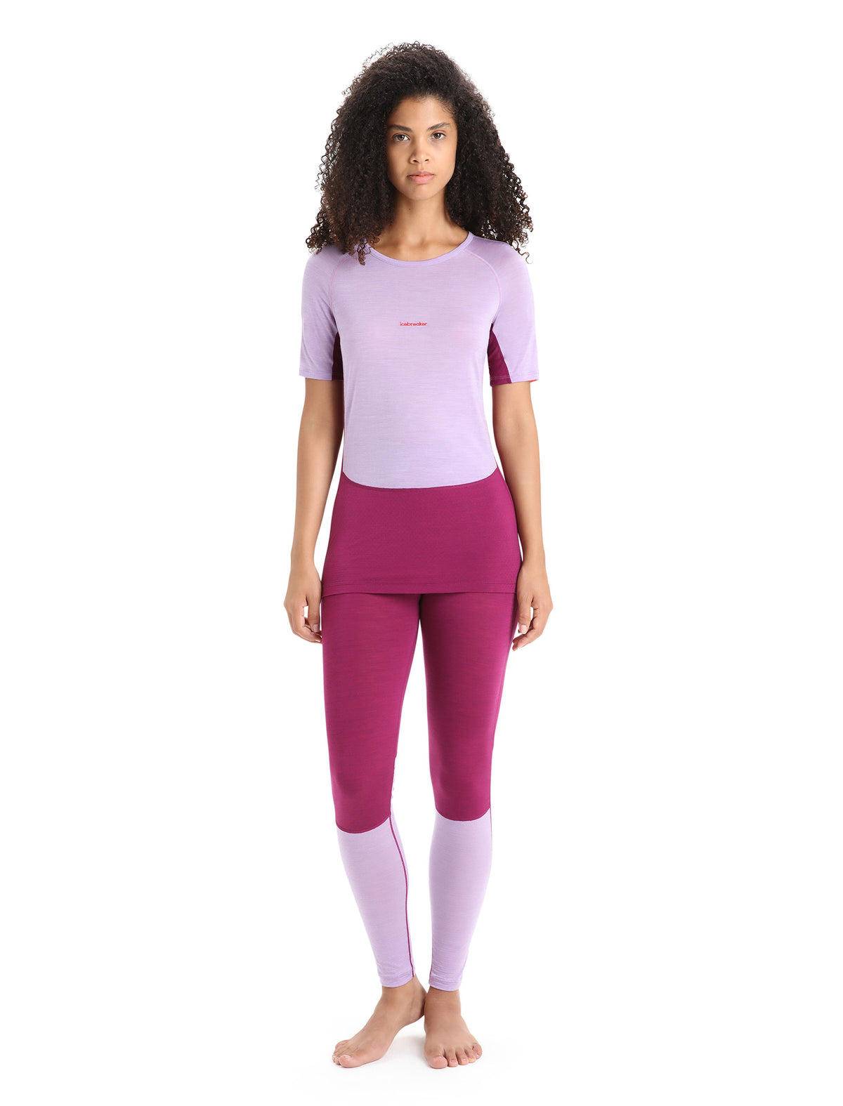 Maglia termica a girocollo con maniche corte in misto di lana merino 125 ZoneKnit™ Donna  - 3