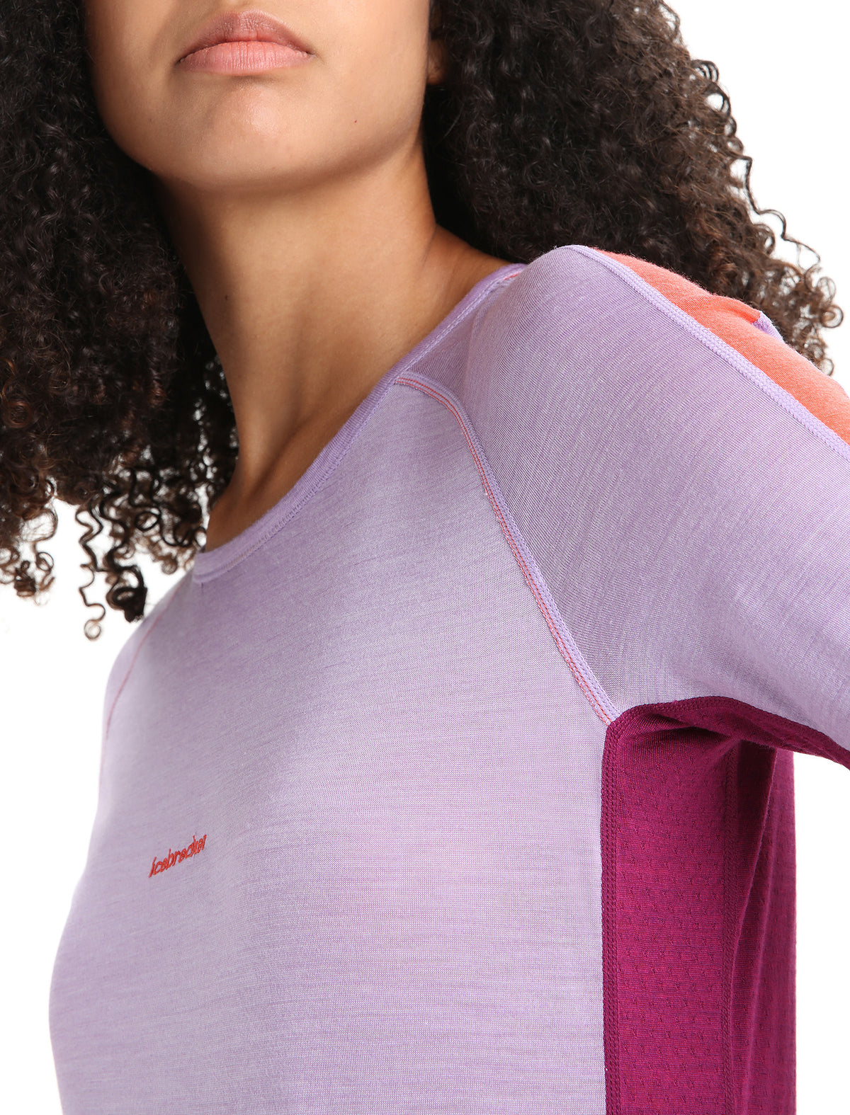 Maglia termica a girocollo con maniche corte in misto di lana merino 125 ZoneKnit™ Donna  - 5
