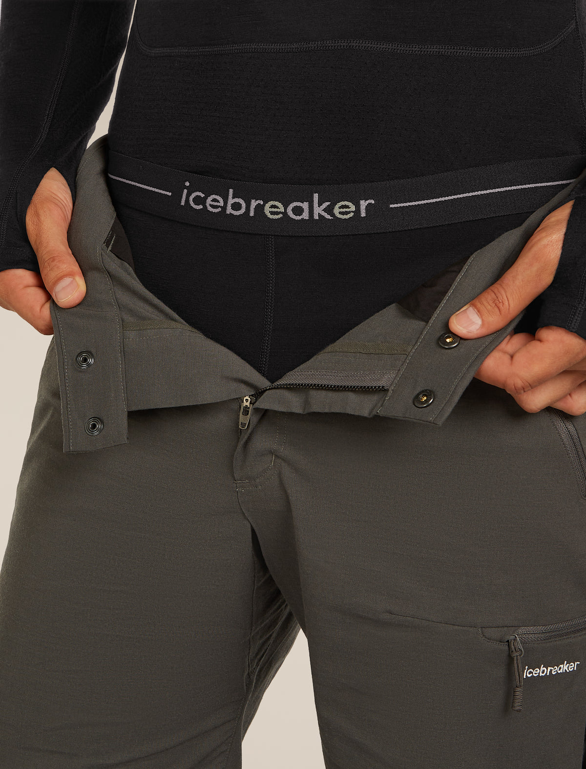 Men's 200 Thermal Leggings Black - 6