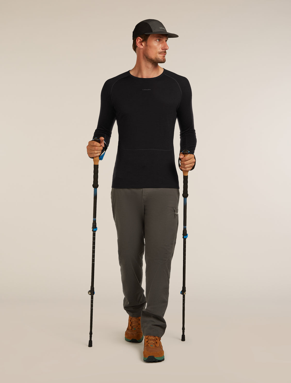 Men's 200 Thermal Leggings Black - 4
