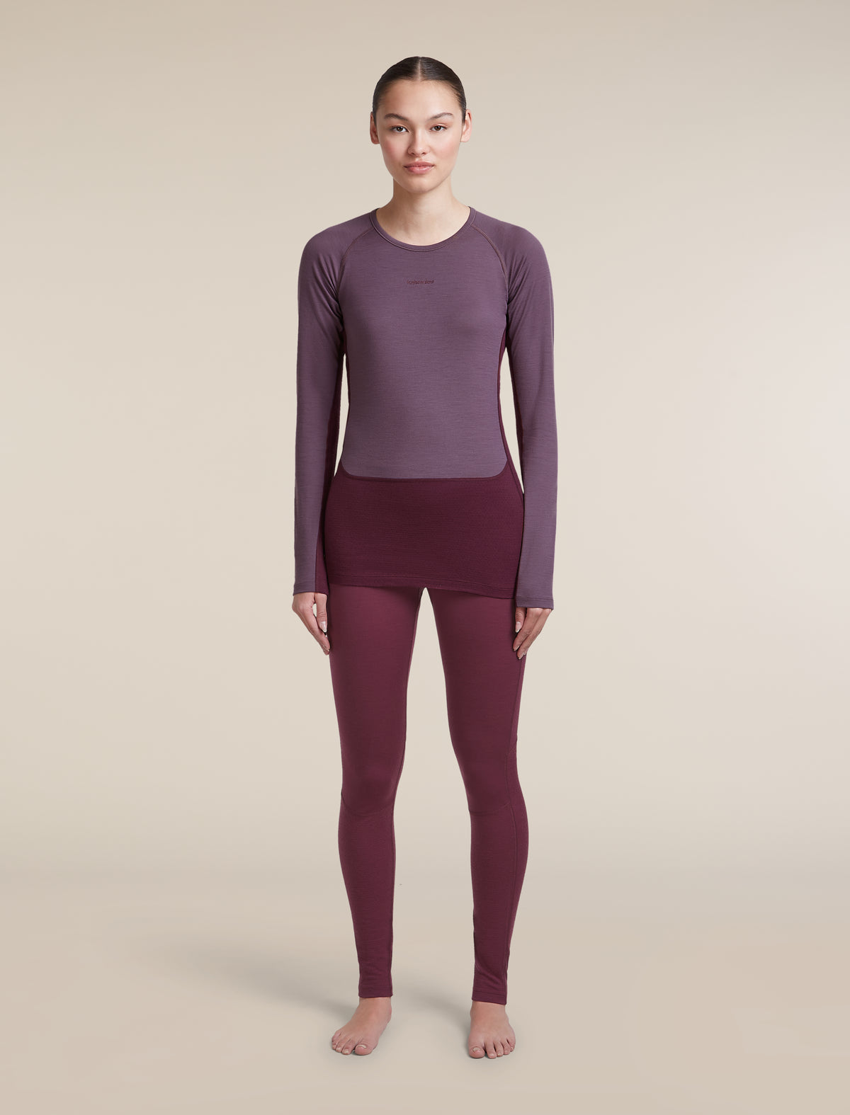 200 ZoneKnit™ Leggings Dk Berry - 3