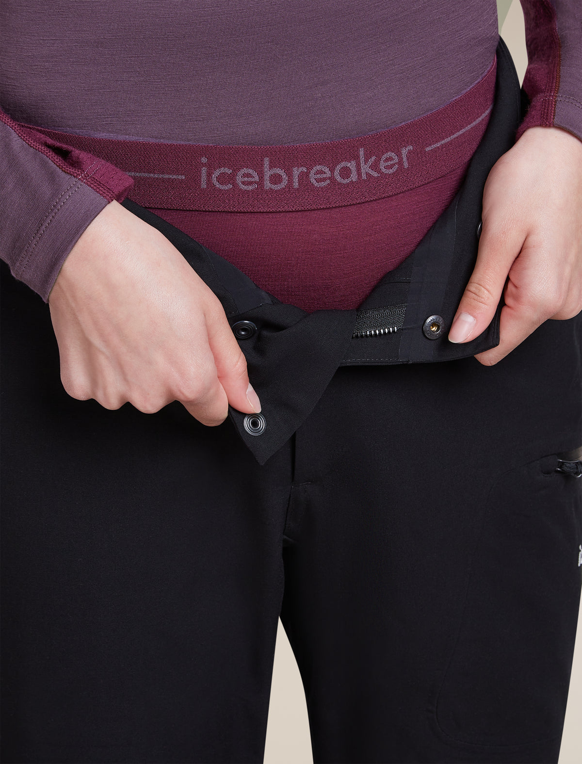 200 ZoneKnit™ Leggings Dk Berry - 5
