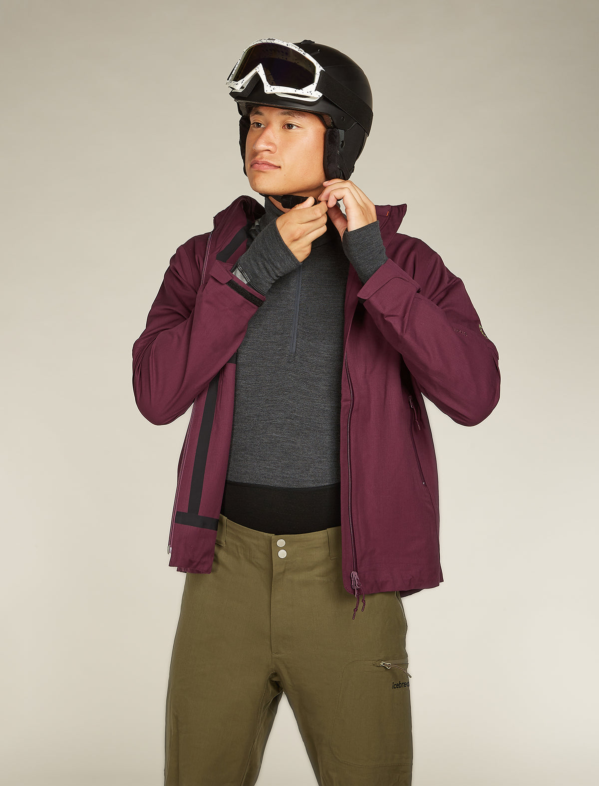 260 ZoneKnit™ Merino Half-Zip-Langarmshirt Herren  - 4