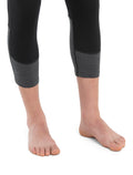 Men's Merino 260 ZoneKnit™ 3/4 Thermal Leggings Black/Jet Heather - 4