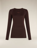 Women's 260 ZoneKnit™ Long Sleeve Crew Thermal Top Bittersweet/Cedar Wood - 9