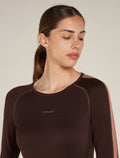 Women's 260 ZoneKnit™ Long Sleeve Crew Thermal Top Bittersweet/Cedar Wood - 6