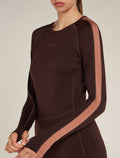 Women's 260 ZoneKnit™ Long Sleeve Crew Thermal Top Bittersweet/Cedar Wood - 8