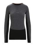 Dam 260 ZoneKnit™ långärmad T-shirt i merino med rund halsringning  - 9