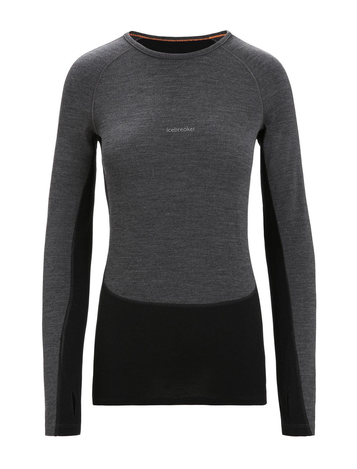 Dam 260 ZoneKnit™ långärmad T-shirt i merino med rund halsringning  - 8