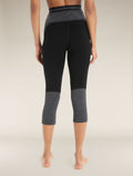 Women's Merino 260 ZoneKnit™ 3/4 Thermal Leggings Black/Jet Heather - 3
