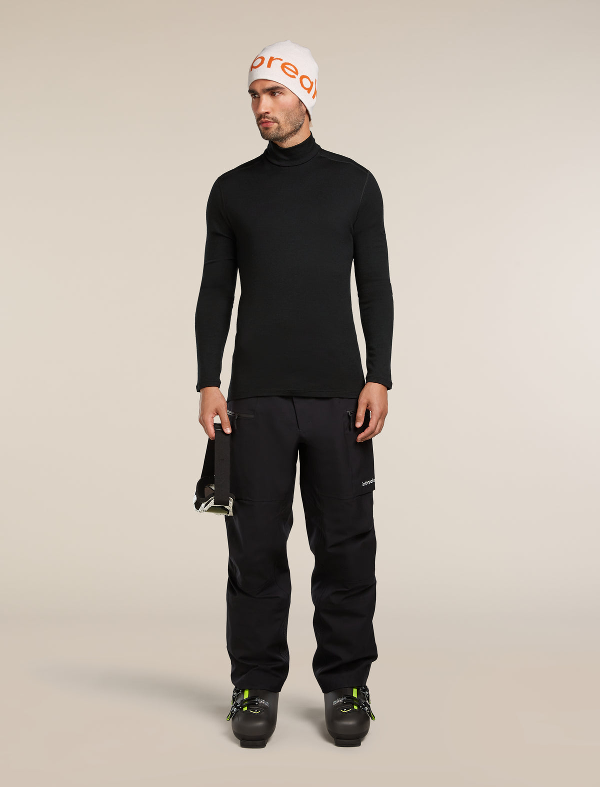 Men's 260 Tech Turtleneck Thermal Top Black - 4