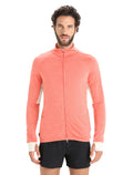Men's ZoneKnit™ Merino Long Sleeve Zip Top Vibrant Earth Heather/Chalk - 1