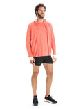 Men's ZoneKnit™ Merino Long Sleeve Zip Top Vibrant Earth Heather/Chalk - 4