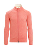 Men's ZoneKnit™ Merino Long Sleeve Zip Top Vibrant Earth Heather/Chalk - 18