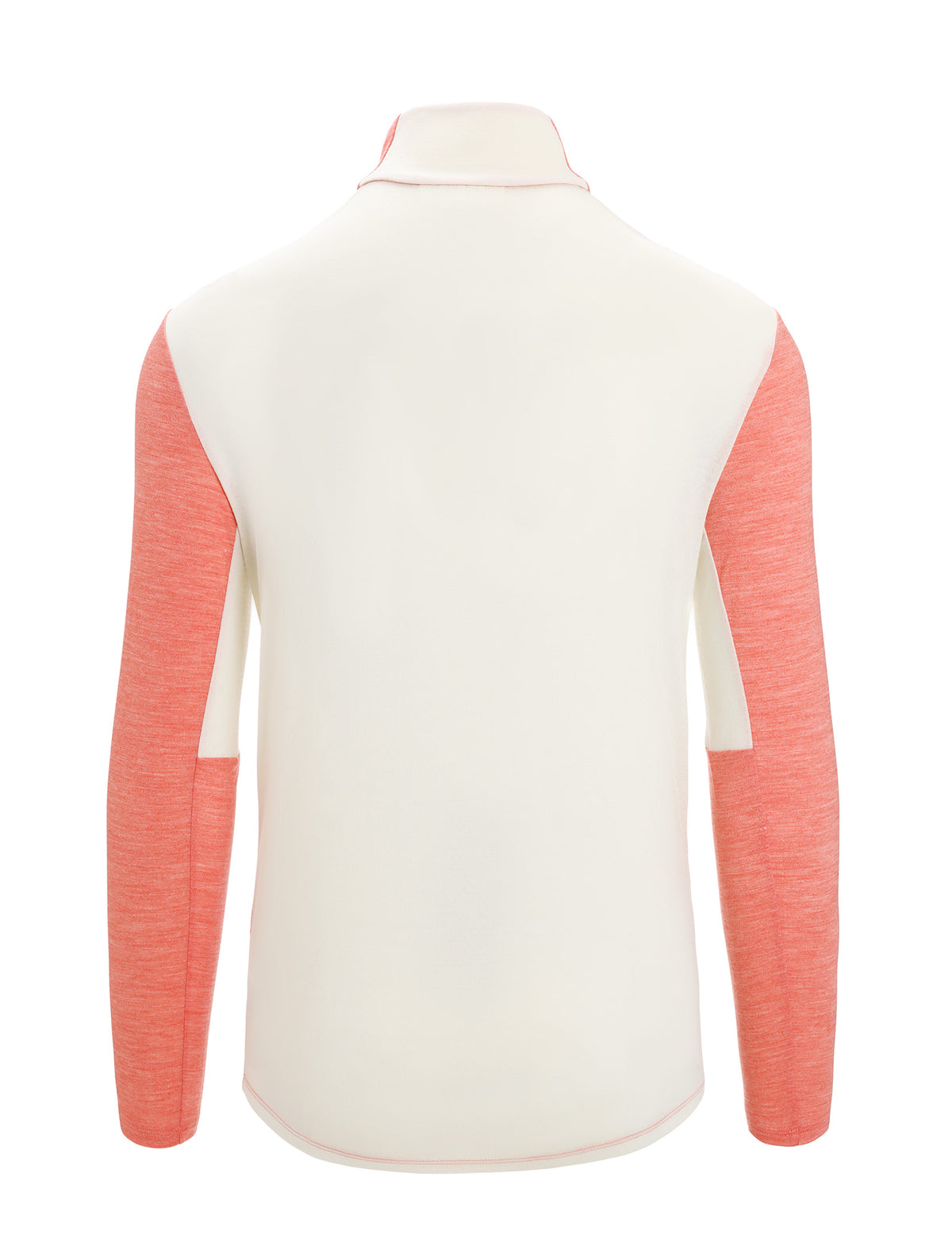 Men's ZoneKnit™ Merino Long Sleeve Zip Top Vibrant Earth Heather/Chalk - 18