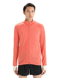 Men's ZoneKnit™ Merino Long Sleeve Zip Top Vibrant Earth Heather/Chalk - 10
